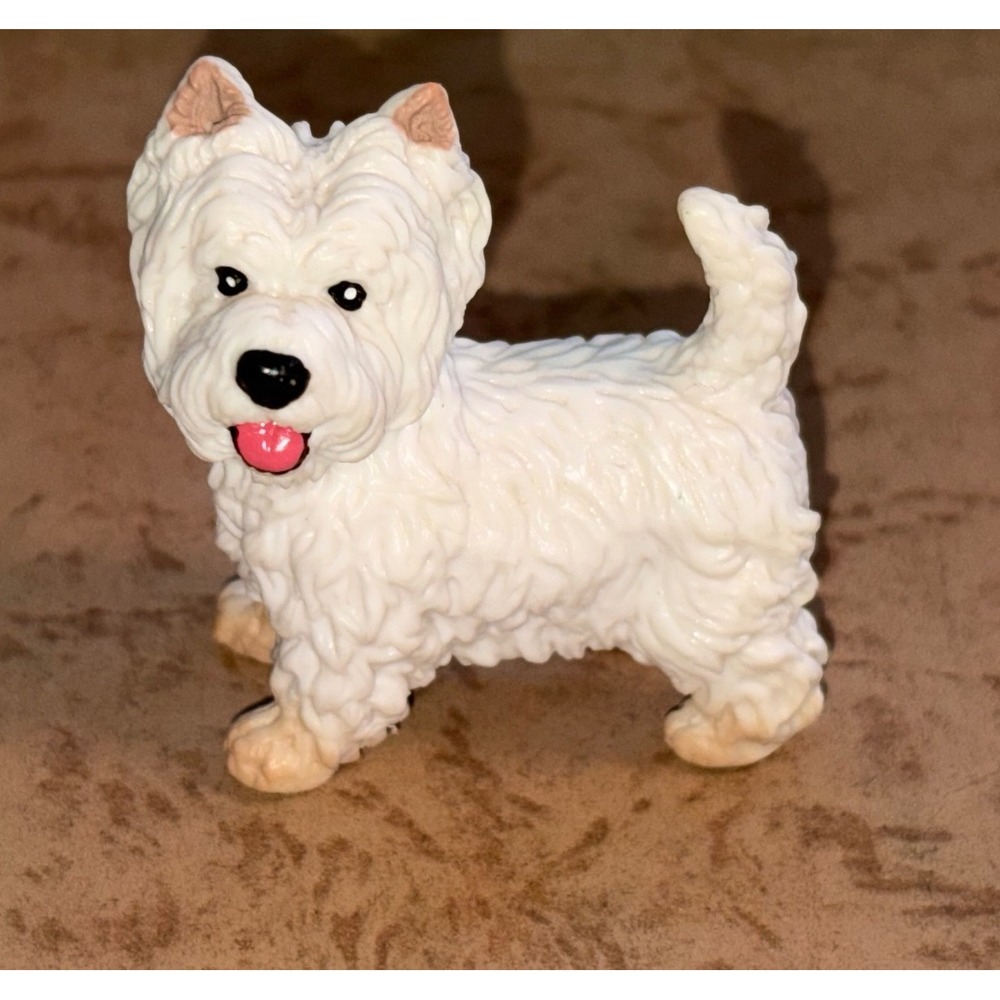 Vintage Retired Schleich West Highland Terrier Dog Figurine #16315 German Figure